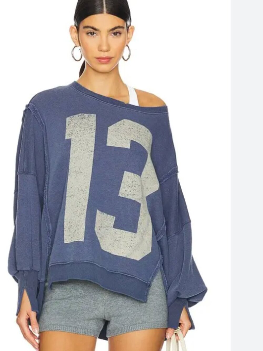 Free people We The Free Graphic Camden‎ Pullover Sweater Sweatshirt XS